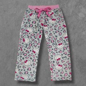 Y2K Hello Kitty By Sanrio Women's Fleece Medium Pajama Pants